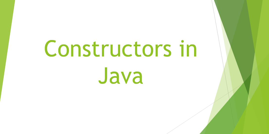 What Are Constructors In Java? - Python4U